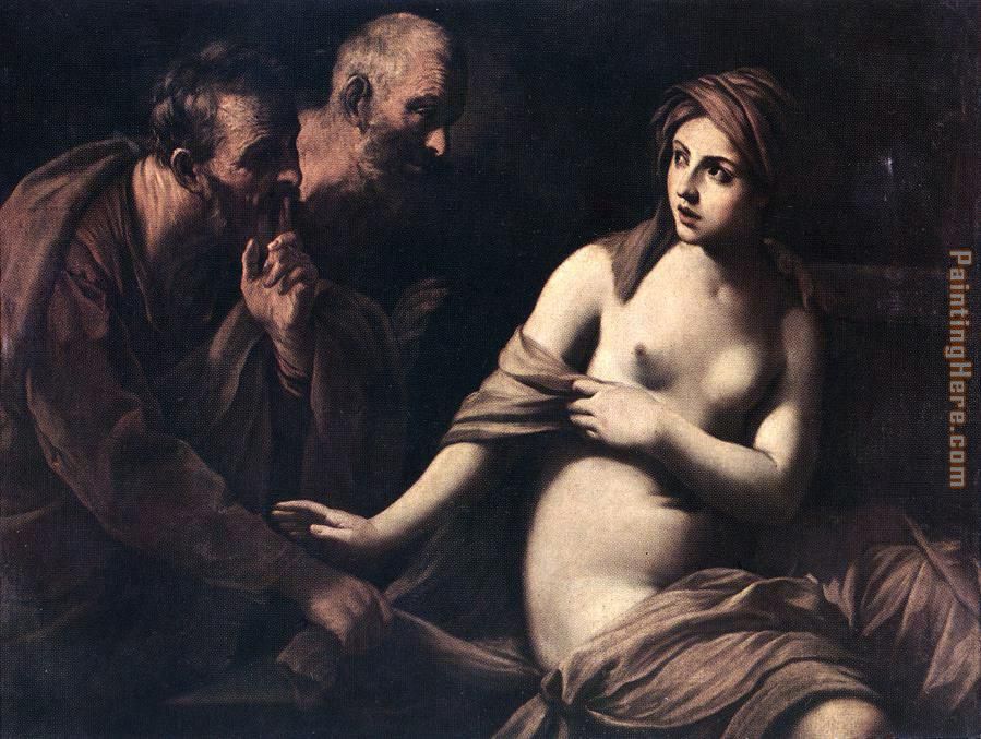 Susanna and the Elders painting - Guido Reni Susanna and the Elders art painting